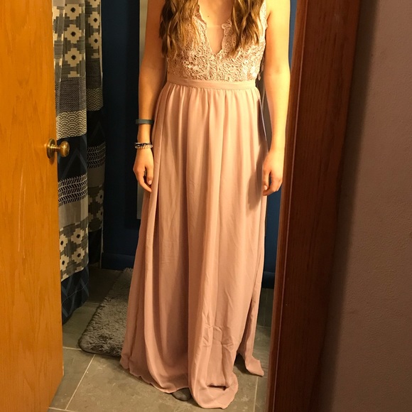 Light Pink Prom Dress - Picture 2 of 2